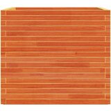  Vrtno cvetlično korito voščeno rjavo 80x80x72 cm trdna borovina | Shoptok.si