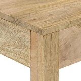  Konzolni stol 110 x 30 x 75 cm masivno izbijeljeno drvo manga | shoptok.hr