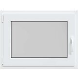 vidaXL Kletno okno "RISOR" 90x70 cm vrtljivo-nagibno DIN levo belo | Shoptok.si