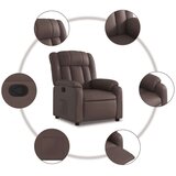  Naslonjač od umjetne kože smeđi | shoptok.hr