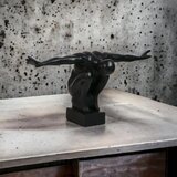  Stona dekoracija 19,5x16x38,5 cm smola/crna | Eponuda.com