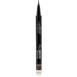 puroBIO cosmetics Fillbrow tekoče črtalo za obrvi odtenek 02 Soft Brown 0.7 ml | Shoptok.si