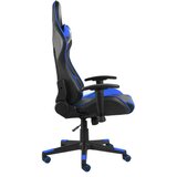 vidaXL Vrtljiv gaming stol moder PVC | Shoptok.si