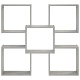  Zidna polica Betonska siva 99 5 x 17 x 91 cm - Betonska siva | shoptok.hr