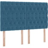  s madracem i skladištem Tamno plava 140 x 200 cm Baršun | shoptok.hr