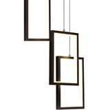 Toolight Viseća LED svjetiljka LHJ089-7CP BLACK | shoptok.hr