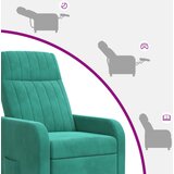  Fotelja s nagibom Tirkizna Baršun | shoptok.hr