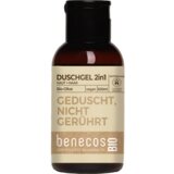 Benecos benecosBIO 2v1 gel za prhanje "Geduscht, nicht gerührt" - 50 ml | Shoptok.si