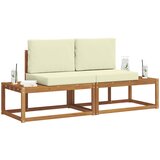  Set vanjskih sofa s jastukom 2 pcs Prirodna | Eponuda.com