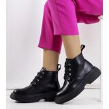 Gemre Black combat boots Solis Cene