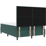  Krevet s opruga kutije Tamnozelena 160 x 200 cm Baršun | shoptok.hr