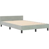  s opruga kutije Svjetlosiva 120 x 200 cm Baršun | shoptok.hr
