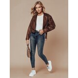 DStreet Spodnie damskie SKINNYJEAN skinny z paskiem jeansowe granatowe | shoptok.hr