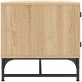 Stolić za kavu sa staklenim vratima boja hrasta 68,5x50x50 cm | shoptok.hr
