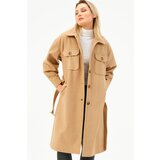 Dewberry Z6777 WOMEN'S COAT-CAMEL Cene