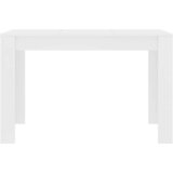  Blagovaonski stol bijeli 120 x 60 x 76 cm konstruirano drvo | shoptok.hr