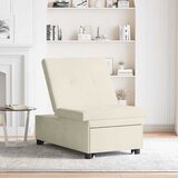  Krevet na razvlačenje Krema 194 x 67 x 82 cm Baršun | shoptok.hr
