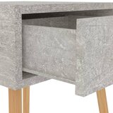 Noćni ormarići 2 kom boja betona 40x40x56 cm konstruirano drvo | shoptok.hr
