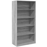 Furnova Garderobna omara siva sonoma 100x50x200 cm inženirski les, (21930432) | Shoptok.si