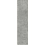 vidaXL Lekarniška omara betonsko siva 30x41x174,5 cm inženirski les | Shoptok.si