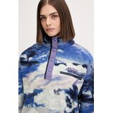 Columbia Flis HELVETIA II PRINTED CROPPED HALF SNAP FLEECE Modra | Shoptok.si