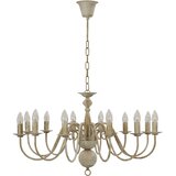 Luster antikni bijeli 12 žarulja E14 | Eponuda.com