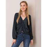 Italy Moda Blouse-DHJ-BZ-12283-1.93P-dark green | shoptok.hr