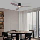  ZEVENTI - LED plafonski ventilator VENTORA LED/24W/230V Wi-Fi Tuya crna/orah +daljinski upravljač | Eponuda.com