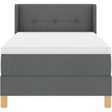  Krevet s opruga kutije Tamno siva 200 x 90 cm tkanina | shoptok.hr