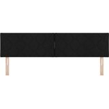  LED glava kreveta Crna 180 cm tkanina | shoptok.hr