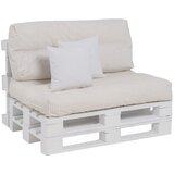 Ixia Bijeli/bež vrtni jastuci za sjedenje u setu 4 kom za palete 80x112 cm – Cijene