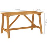  5-dijelni vrtni blagovaonski set crni | shoptok.hr