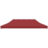 Krov za šator za zabave 6 x 3 m bordo 270 g/m² | Eponuda.com