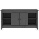 TV omarica siva 103x36,5x52 cm trdna borovina, (20732037) | Shoptok.si