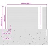 vidaXL Ograda s postovima 22 kom U-kanal siva 160 cm čelik | shoptok.hr