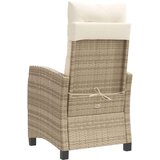  3-dijelni bistro set s jastucima bež od poliratana | shoptok.hr
