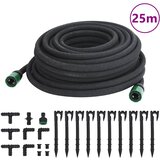  Vrtno crijevo za natapanje crno 0,6 " 25 m gumeno | shoptok.hr