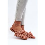 Boto Flat Women's Slippers with Tassels Dirty Pink Rialle | shoptok.hr