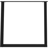vidaXL noge jedilne mize v obliki črke u 2 kos črna 80x(72-73)cm jeklo | Shoptok.si