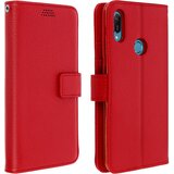 AVIZAR folio etui, držalo za kartice in videoposnetek, zrnat ucinek - rdeca str. huawei Y6 2019 in honor 8A, (20599640) | Shoptok.si