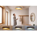  LED prigušiva stropna svetiljka SM. GALAXY M. 24W/230V Ø 55 cm siva/bež/zlatna + daljinski upravljač | Eponuda.com