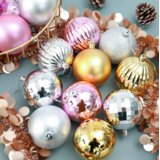 Tutumi Set bombki za božićno drvce smeđe 34 kom SYSD1688-038 | shoptok.hr