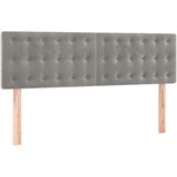 vidaXL Box spring postelja z vzmetnico svetlo siv 140x190 cm žamet | Shoptok.si