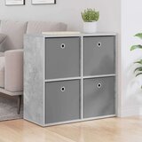  Strani šal s predalom Betonsko siva 68,5 x 32 x 67 cm, (5000233755) | Shoptok.si