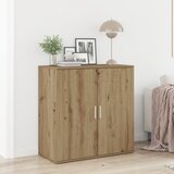 vidaXL Stranska omara Artisanal hrast 79x38x80 cm Inženirski les | Shoptok.si