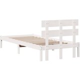  Krevetna konstrukcija Bijelo 80 x 200 cm Čvrsto borovo drvo | shoptok.hr