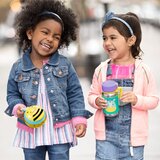 Skip Hop Zoo Straw Bottle steklenica za vodo iz nerjavnega jekla s slamico Unicorn 12 m+ 350 ml | Shoptok.si