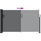  Bočna tenda na uvlačenje crna 117 x 300 cm | shoptok.hr