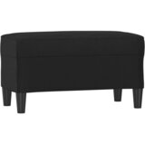  Klupa crna 70 x 35 x 41 cm od umjetne kože | shoptok.hr