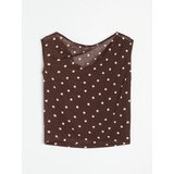 Sinsay Bluza bez rukava s točkicama | shoptok.hr